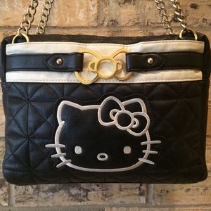 LOUNGEFLY | Hello Kitty Ivory & Black Purse